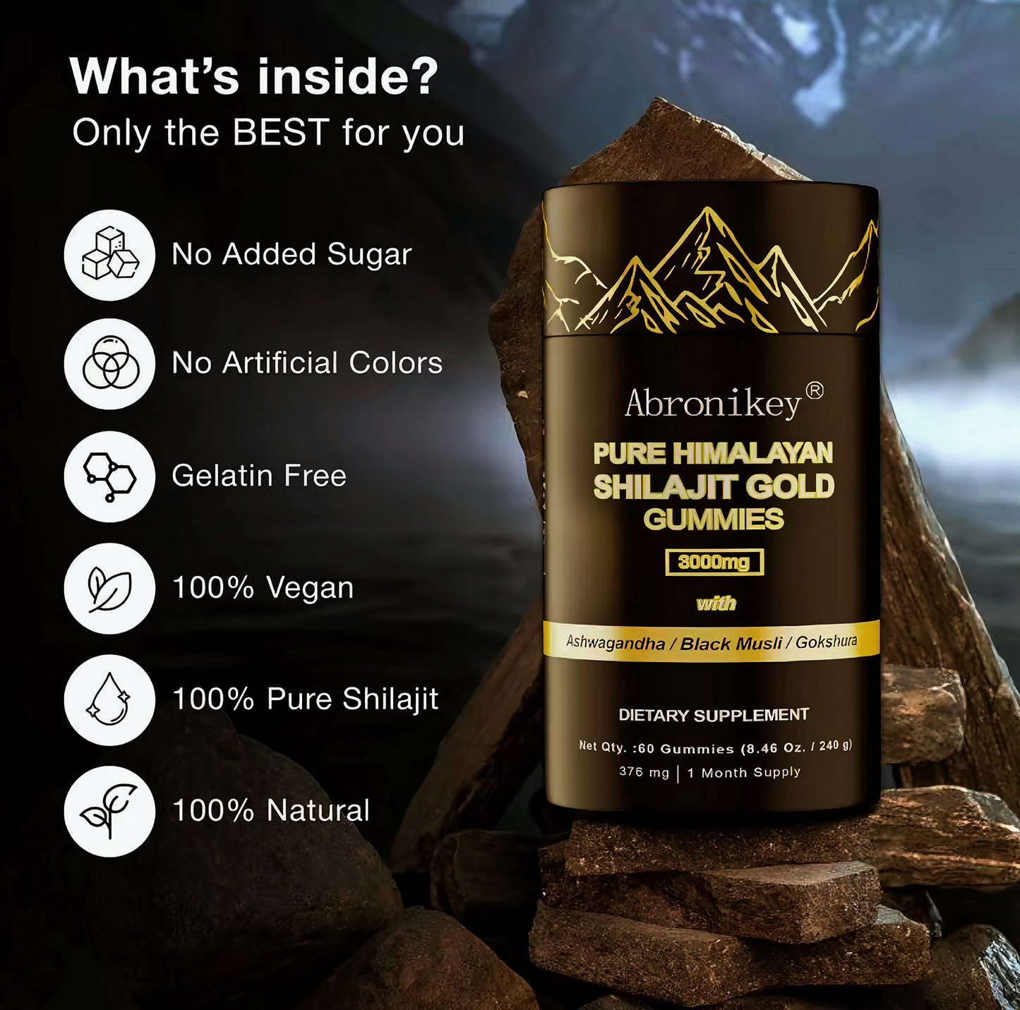 *BLACK FRIDAY* Pure Himalayan Shilajit Gummies